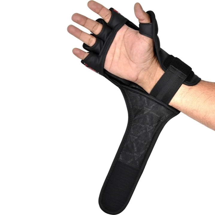 ᐉ Рукавички для ММА RDX F17 New Aura Grappling Gloves L Чорно