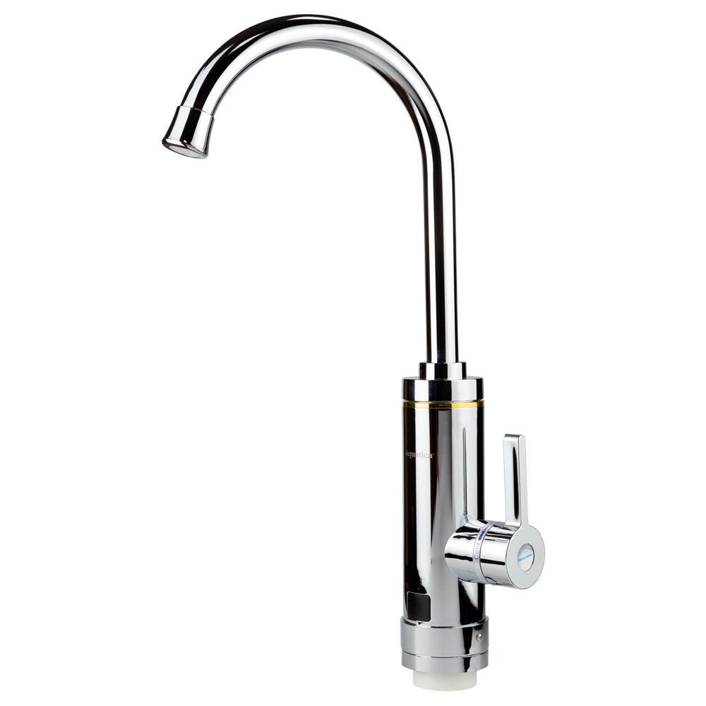 Кран-водонагрівач для кухні Aquatica HZ C проточний на гайці 3,0 кВт 0,4-5 бар (HZ-6B143C)