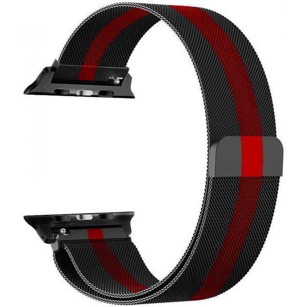 Ремешки для часов Coteetci W6 Черный+Красный для Apple Watch 42/44 мм (7968)