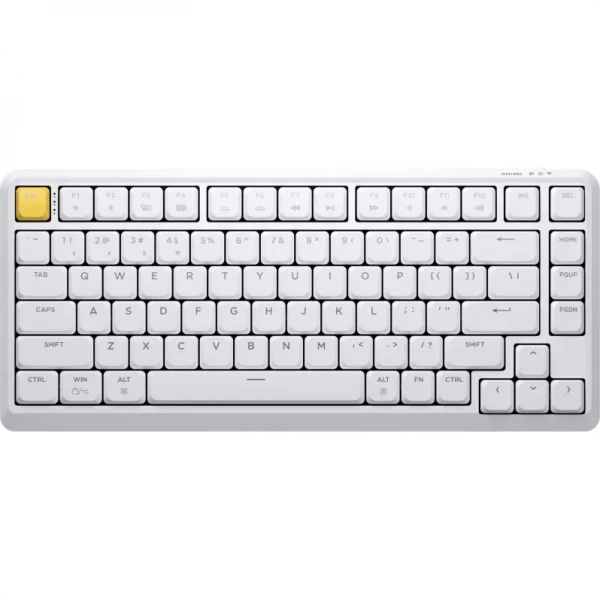 Клавиатура Keychron J1 K pro Banana WL/BT/USB-A QMK EN/UKR RGB White (J1-Q4-UA)