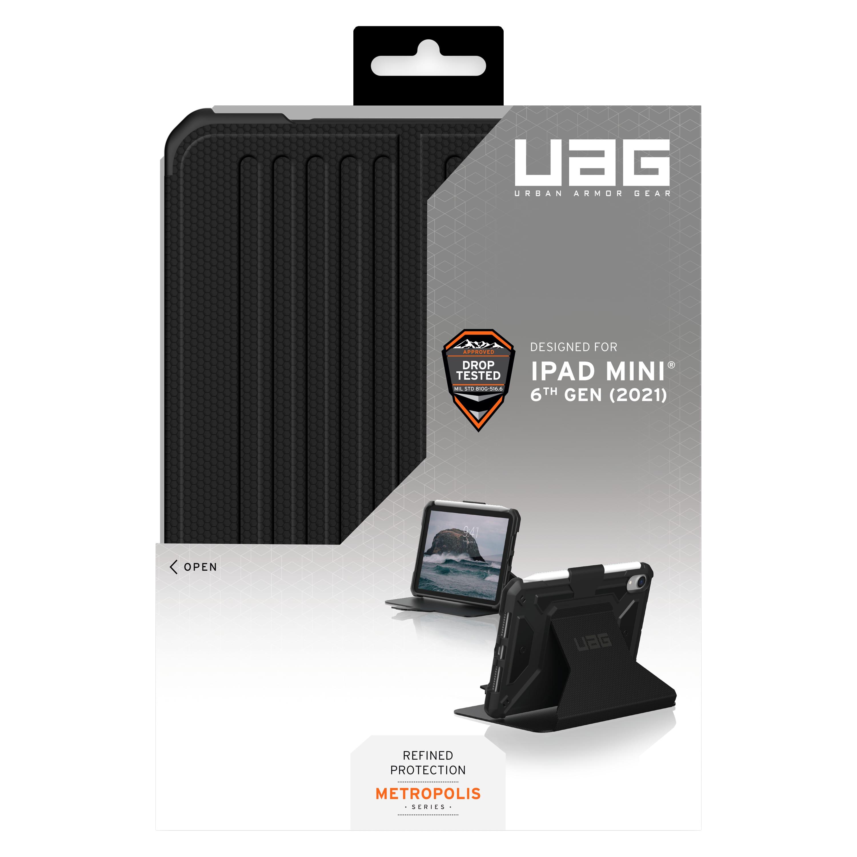 Чехол UAG Metropolis для планшета Apple iPad mini 8,3" 2021 Черный (123286114040) - фото 6 Чехол UAG Metropolis для планшета Apple iPad mini 8,3" 2021 Черный (123286114040) - фото 6