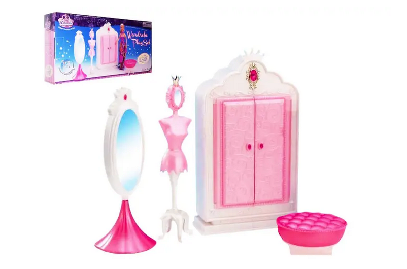 Мебель для куклы Gloria 1209 Гардеробная в коробке