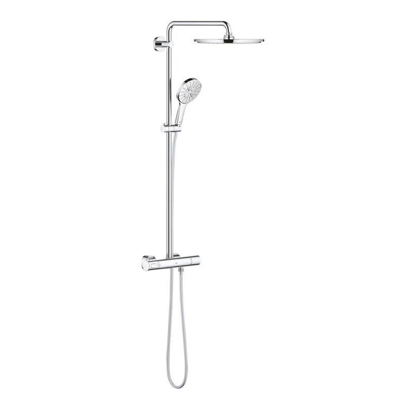 Душова система з термостатом Grohe Rainshower Smartactive 27966001 Хром (76596)