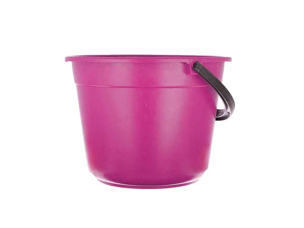 Ведро пластиковое Полимерагро 8 л Малиновый (1106292)