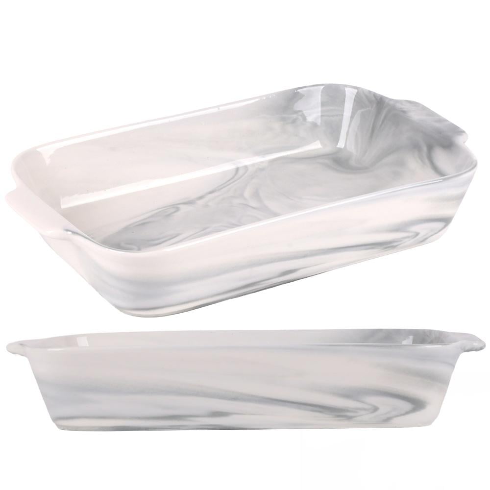 Форма для запікання керамічна Marble прямокутна 2,6 л 31х17х5 см (30313644) - фото 2