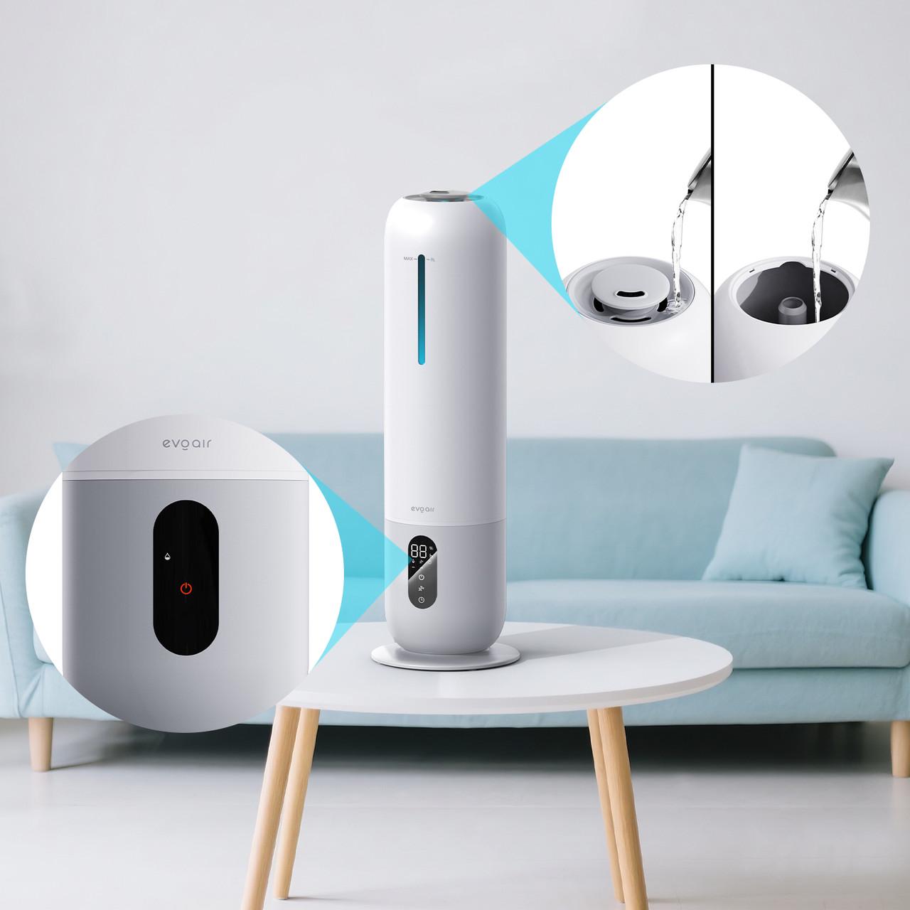 Зволожувач повітря EvoAir Umio УФ-лампа індикатор вологості - фото 6 Зволожувач повітря EvoAir Umio УФ-лампа індикатор вологості - фото 6