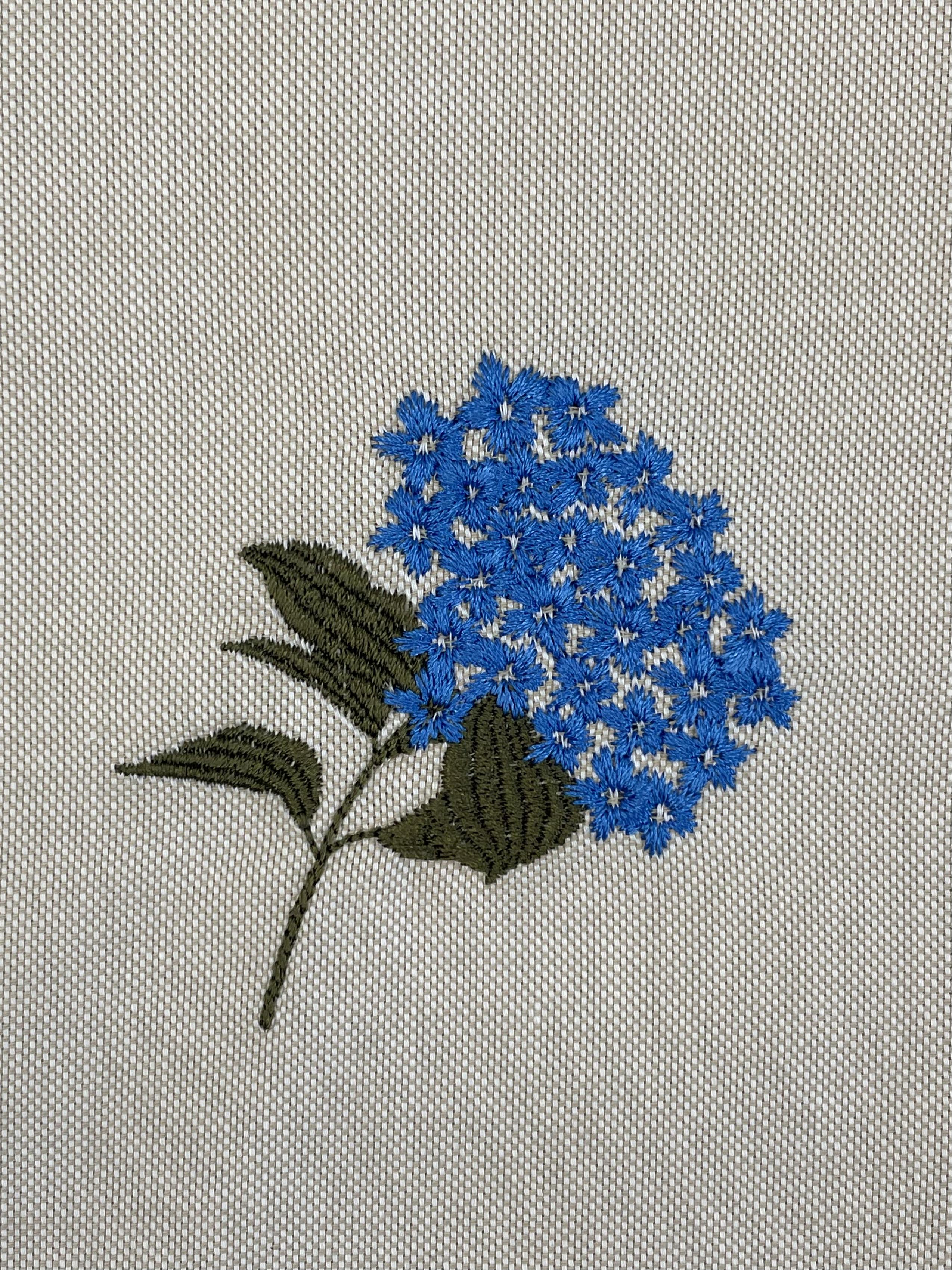 Салфетка с вышивкой Голубая гортензия 4 шт. 33х33 см (29952490) - фото 2 Салфетка с вышивкой Голубая гортензия 4 шт. 33х33 см (29952490) - фото 2