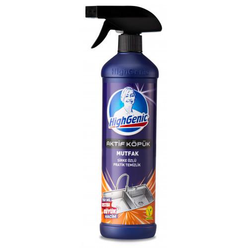 Спрей пена HighGenic для чистки кухонных поверхностей 750 мл