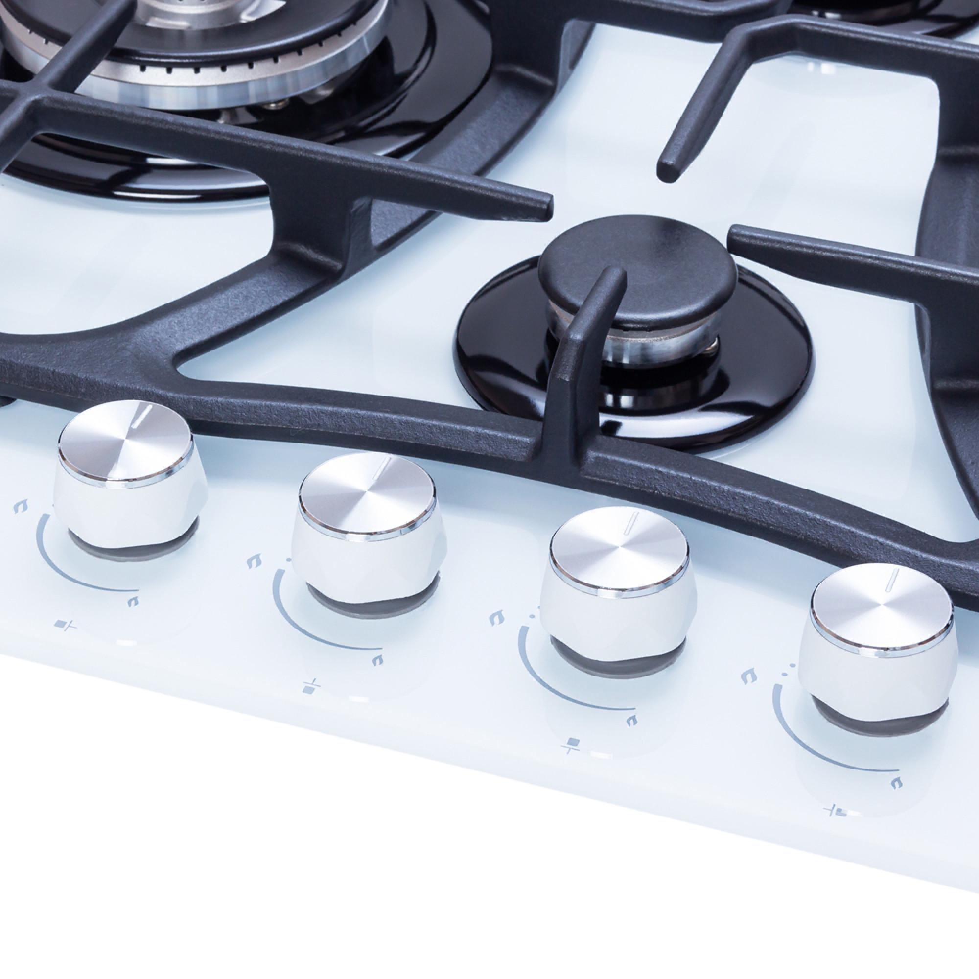 Варочная поверхность газовая WEILOR GG W 614 WH - фото 4 Варочная поверхность газовая WEILOR GG W 614 WH - фото 4