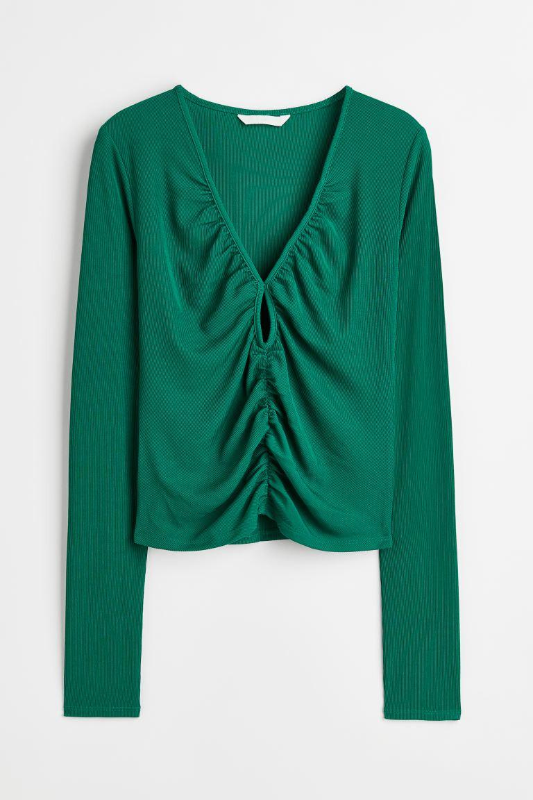 Топ H&M S Зеленый (1118219П)