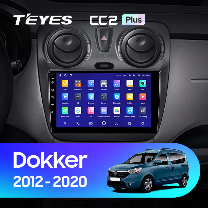 Автомагнитола штатная Teyes CC2 Plus для Renault Dokker 2012-2020 Android (1737813541) - фото 3