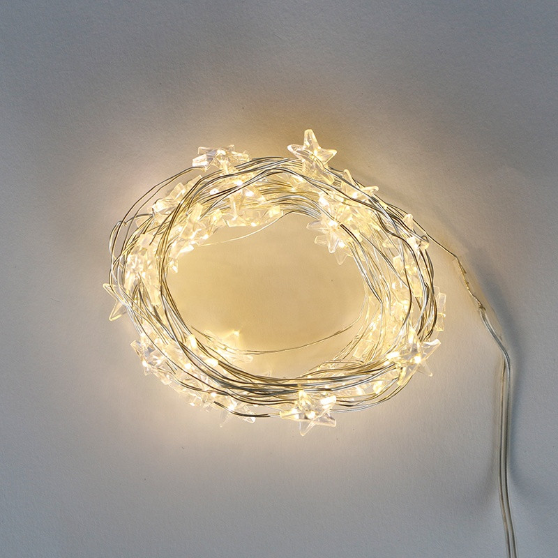 Гірлянда світлодіодна Ltl Зірочки 20 led 2 м нитка Білий - фото 6 Гірлянда світлодіодна Ltl Зірочки 20 led 2 м нитка Білий - фото 6