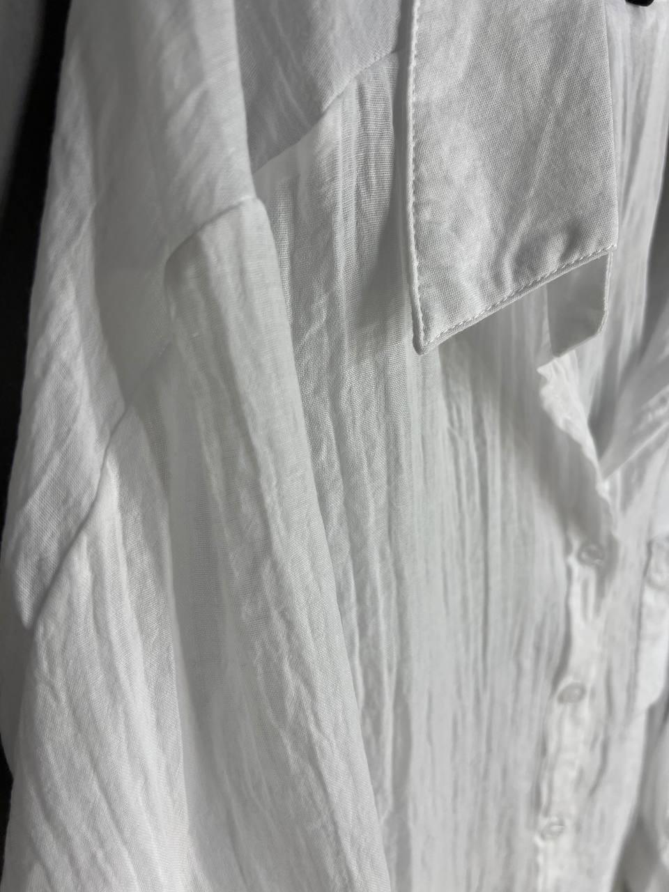 Рубашка женская Xingyue 388 с карманом жатка OS Белый (26730534) - фото 8 Рубашка женская Xingyue 388 с карманом жатка OS Белый (26730534) - фото 8