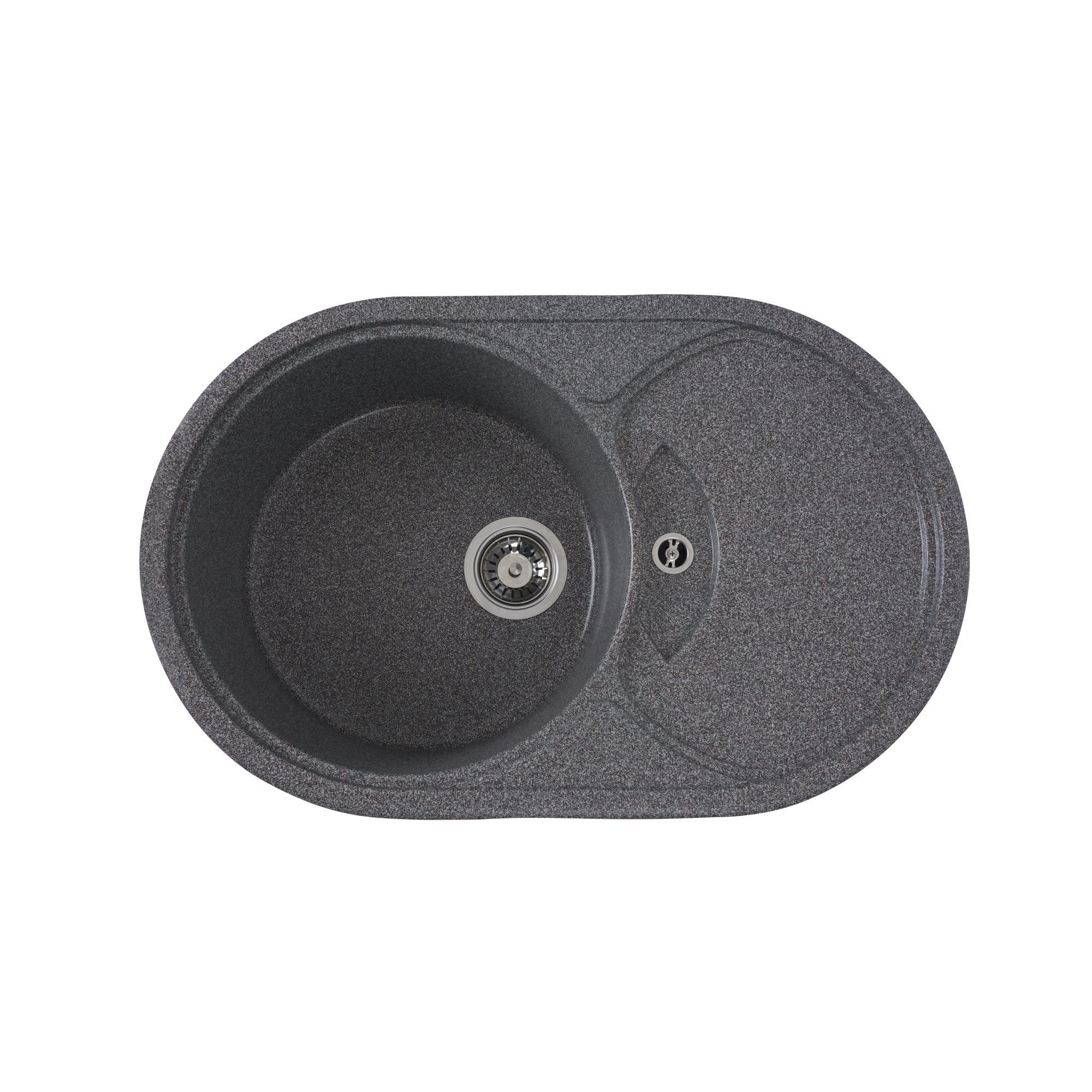 Мойка для кухни гранитная Platinum 7750 GAZZO глянцевая Микс