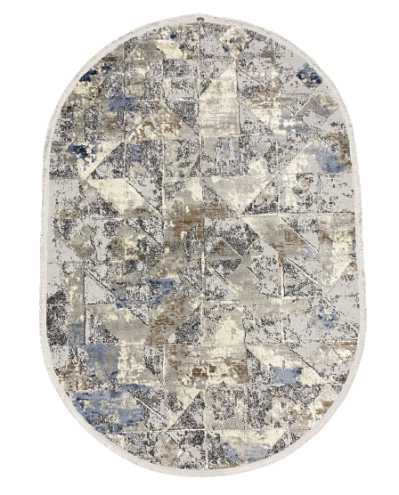 Ковер Optimum Low Pm07A Blue/Grey/Oval (6031-40)