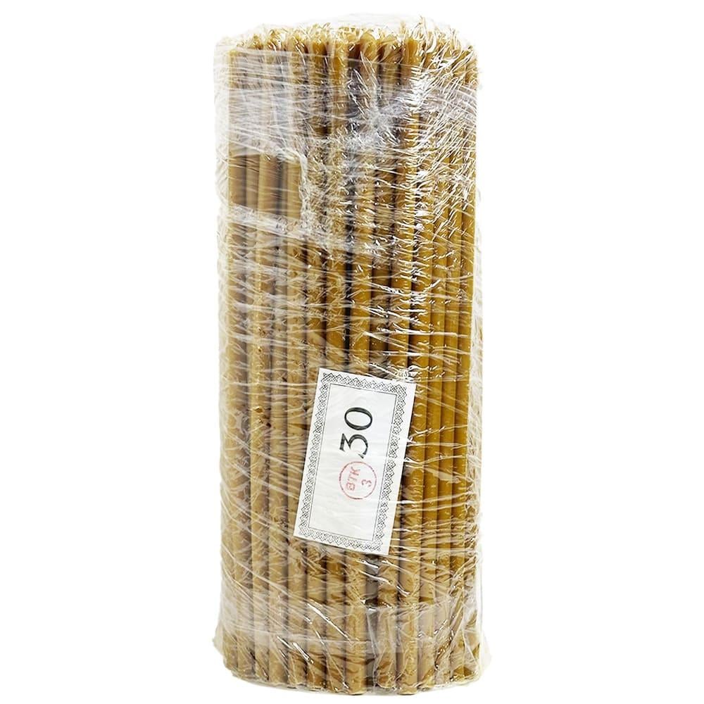 Свеча парафиновая темная №30 2 кг 26 см 150 шт. (030пт2)