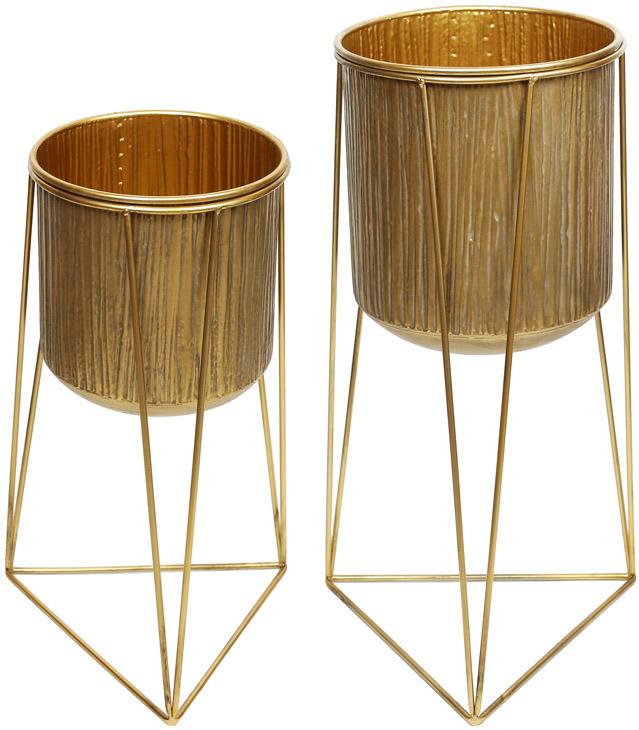 Кашпо металлическое на подставке Cornel 34,5х33,5х59 см - фото 2 Кашпо металлическое на подставке Cornel 34,5х33,5х59 см - фото 2