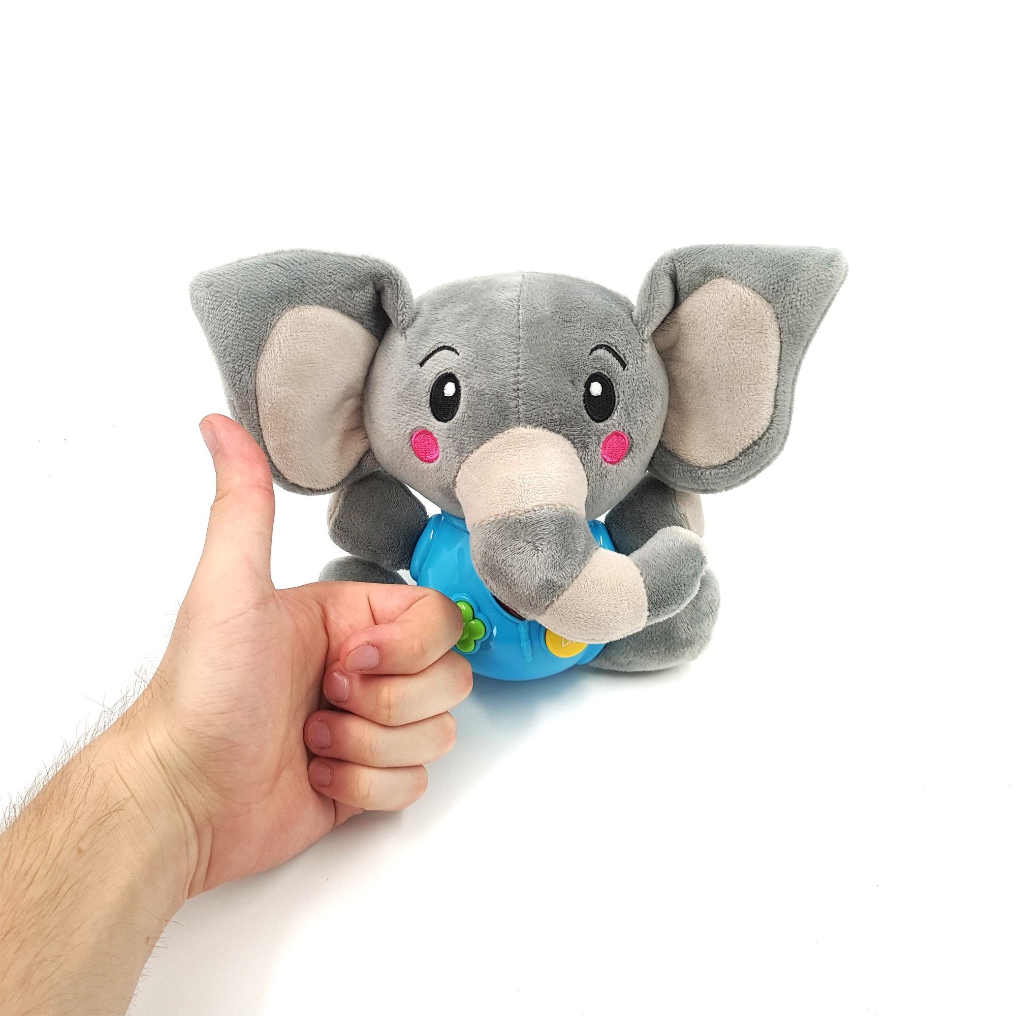 Брязкальце музичне TK Union Group слоник з підсвічуванням 17 см (108758s) - фото 6 Брязкальце музичне TK Union Group слоник з підсвічуванням 17 см (108758s) - фото 6