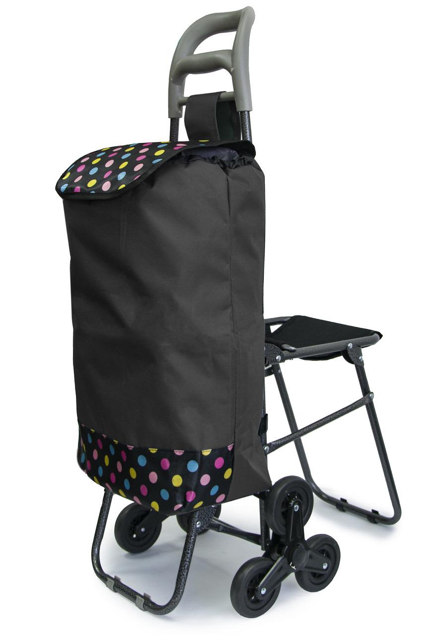 Тележка ручная на колесиках Черный (1007958-23-2)