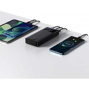 Аккумулятор наружный Baseus 20000 mAh Bipow Display 15 W Black - фото 3 Аккумулятор наружный Baseus 20000 mAh Bipow Display 15 W Black - фото 3