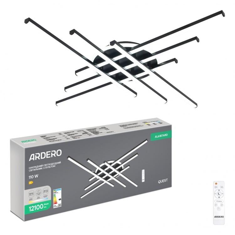 Светодиодный светильник ARDERO AL6187ARD QUEST 110 Вт Черный