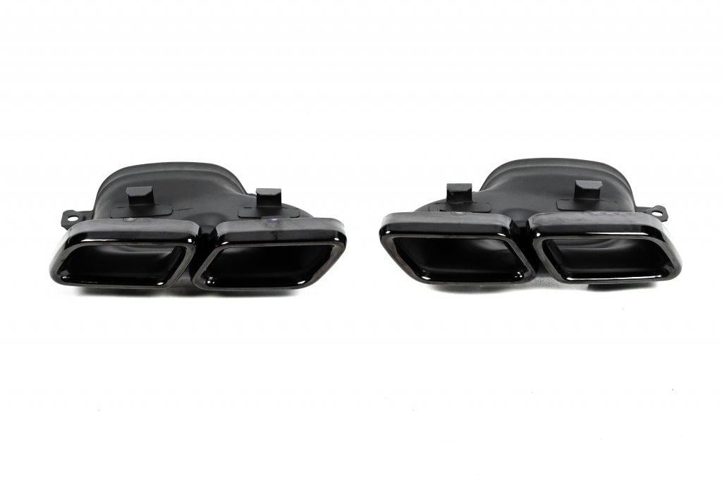 Насадки на выхлоп GBT AMG Black Series для Mercedes GLE/ML сlass W166 2011-2018 нержавеющая сталь Черный Насадки на выхлоп GBT AMG Black Series для Mercedes GLE/ML сlass W166 2011-2018 нержавеющая сталь Черный