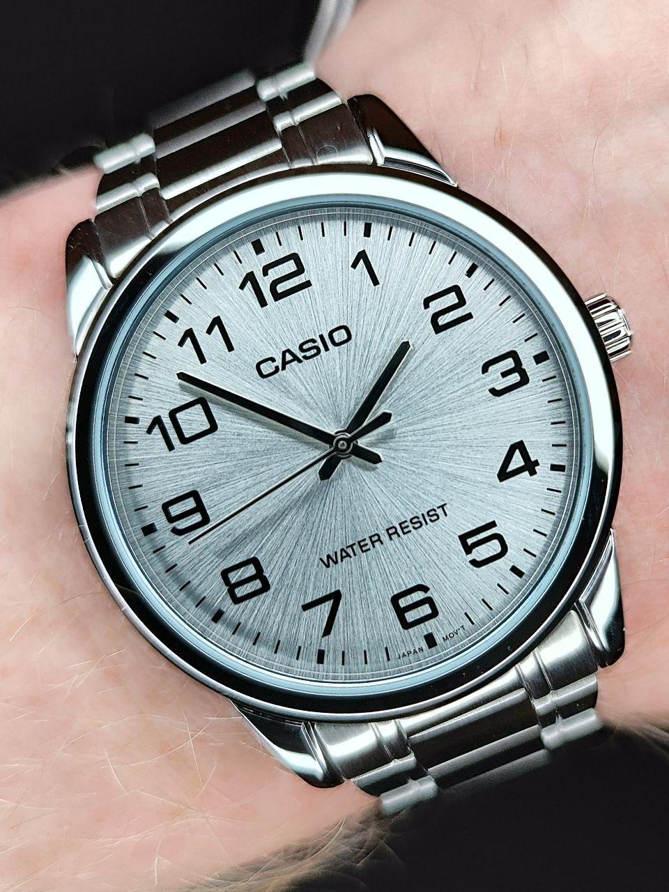 Наручний годинник чоловічий Casio MTP-V001D-7B Timeless Collection Білий (2670280072)