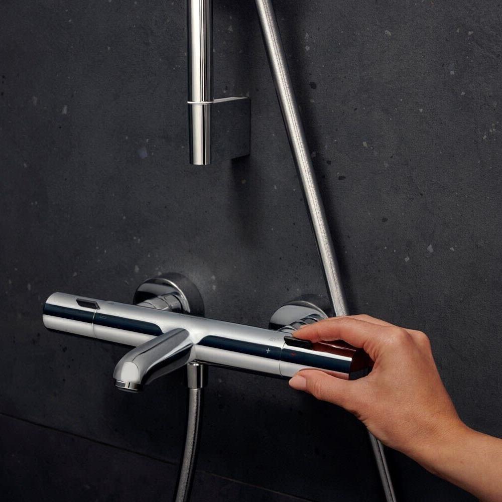 Смеситель для ванны Hansgrohe Ecostat Fine 13325000 с термостатом Хром (232460) - фото 2 Смеситель для ванны Hansgrohe Ecostat Fine 13325000 с термостатом Хром (232460) - фото 2