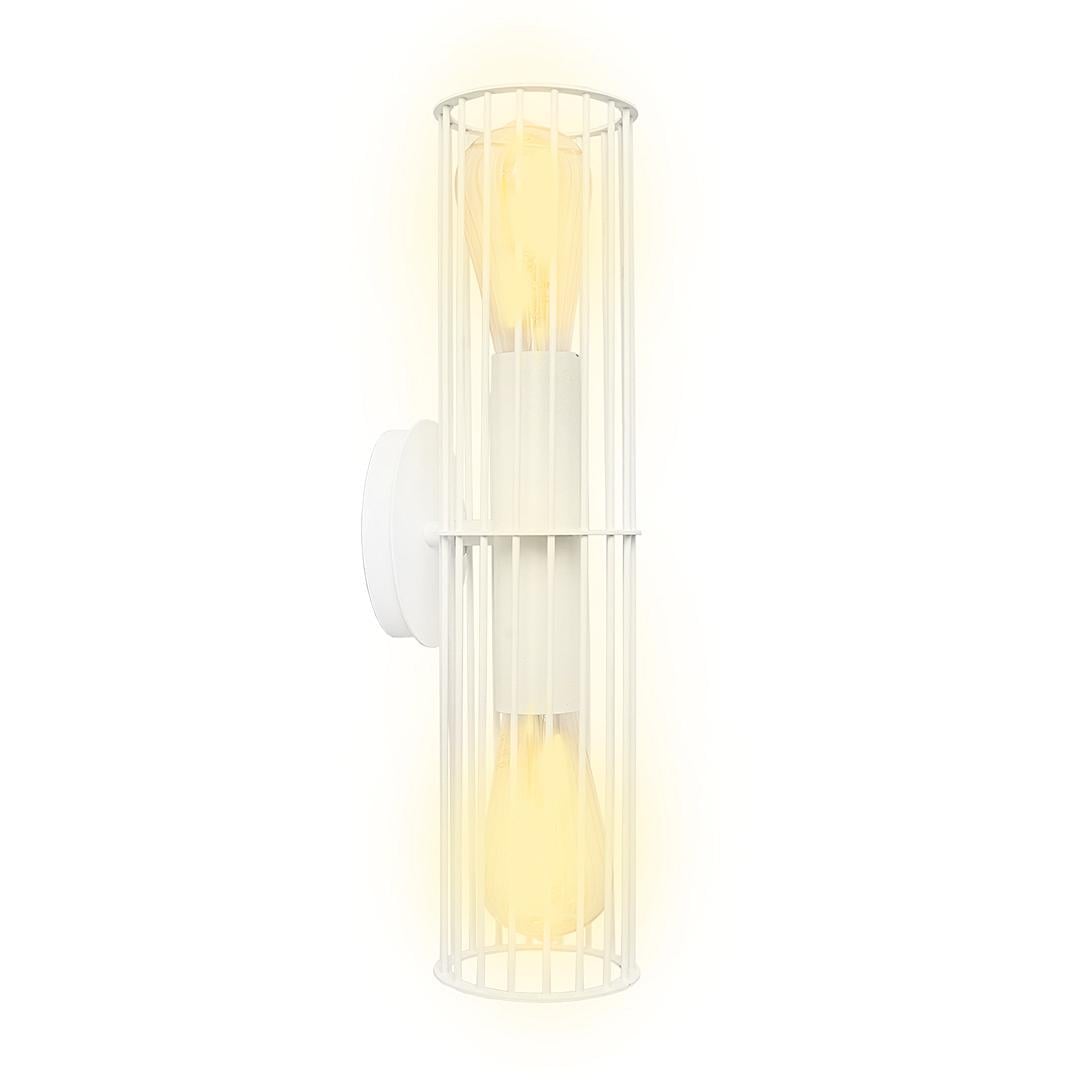 Бра MSK ELECTRIC Malta NL 1040 WH під дві лампи Е27 настінний у стилі лофт (86858) Бра MSK ELECTRIC Malta NL 1040 WH під дві лампи Е27 настінний у стилі лофт (86858)