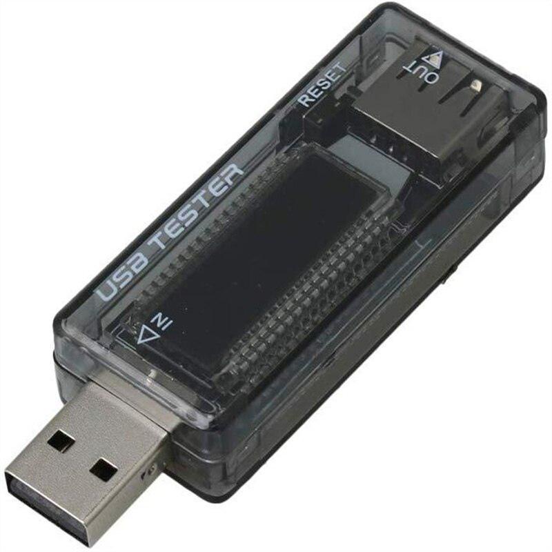 Амперметр USB Keweisi KWS-V20 72х13,5х23 мм Черный - фото 4