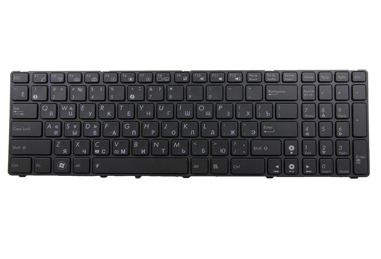 Клавиатура для ноутбука Asus W90 W90Vp с подсветкой клавиш матовая (04GNV32KRU00)