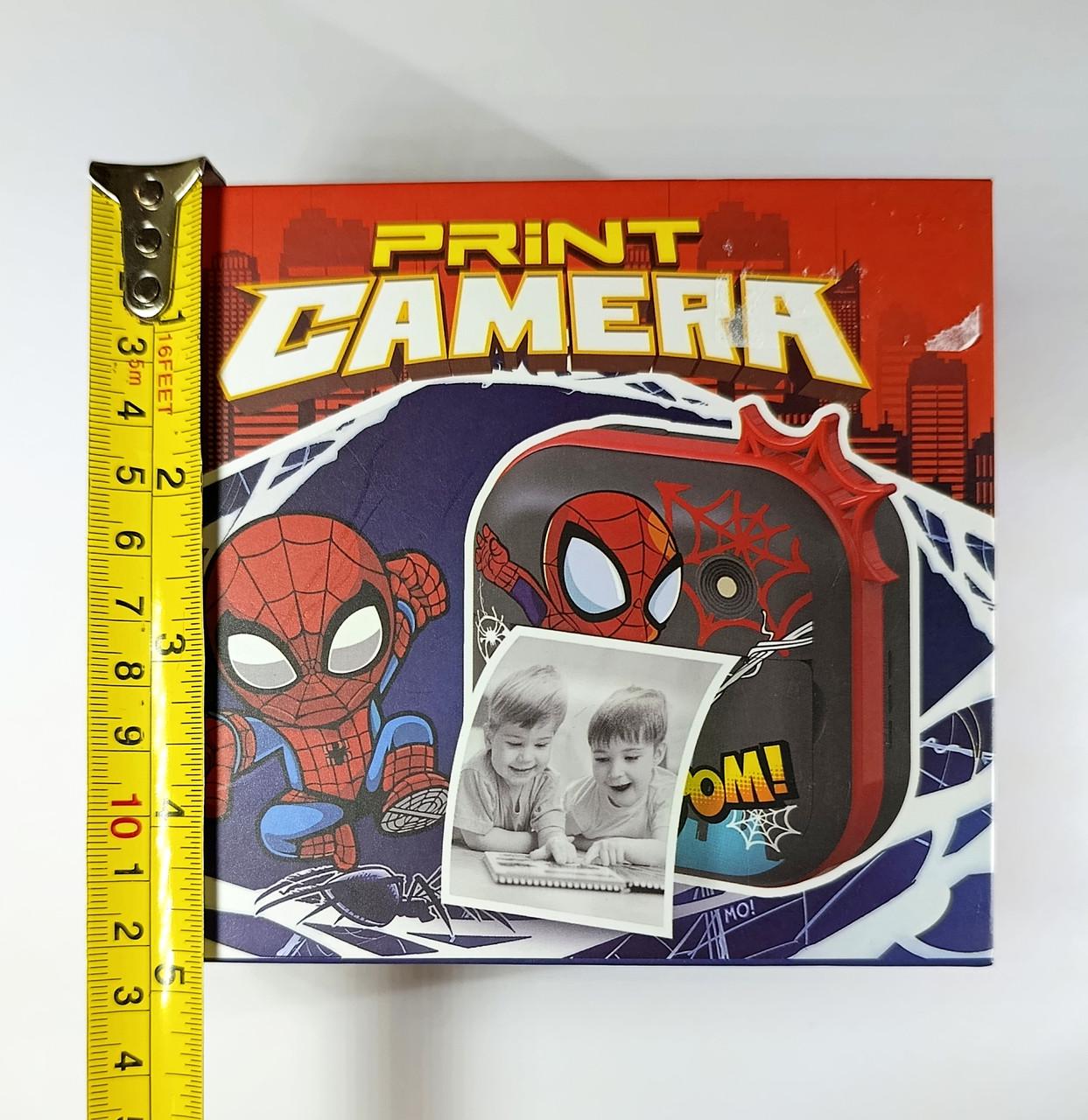 Фотоаппарат детский Спайдермен с термопринтером - фото 4