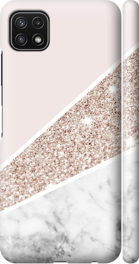 Чехол на Samsung Galaxy A22 5G A226B Пастельный мрамор (4342m-2581-42517)