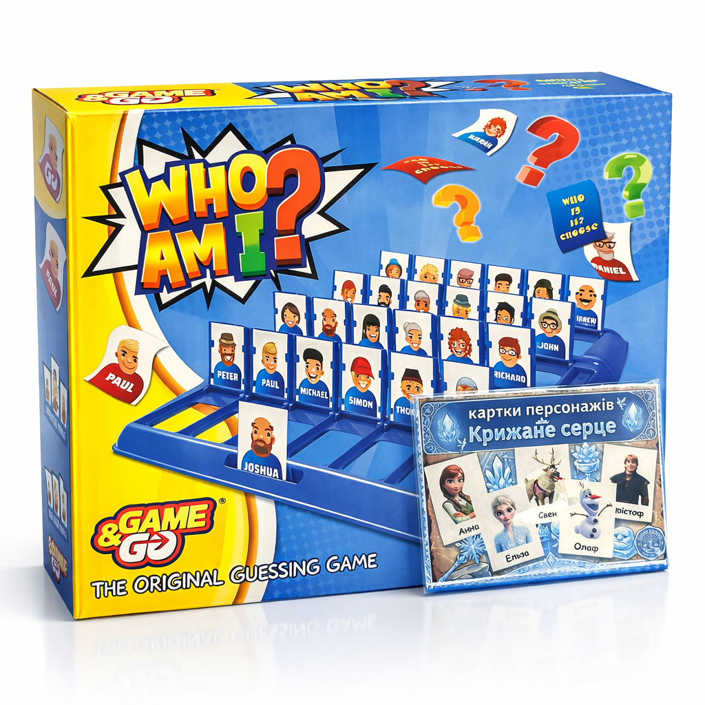 Настільна гра карткова Вгадай Хто Я? Крижане Серце (214)