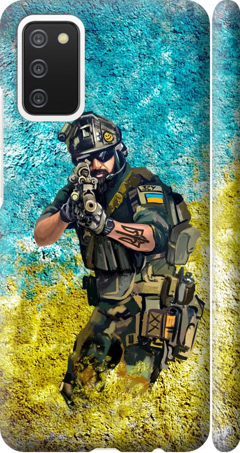 Чехол на Samsung Galaxy A02s A025F Воин ЗСУ (5311m-2203-42517)