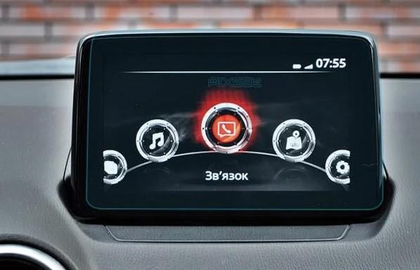 Стекло защитное Pixsel гибридный глянец на монитор Mazda CX 3 8,4“ 2015