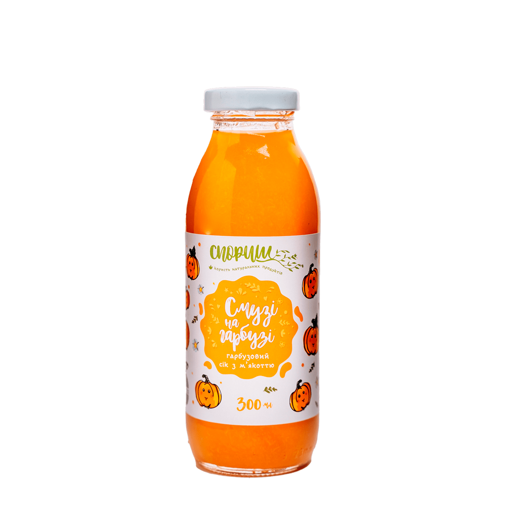 Сок Спорыш тыквенно-яблочный с мякотью без сахара 0,3 л (9113)