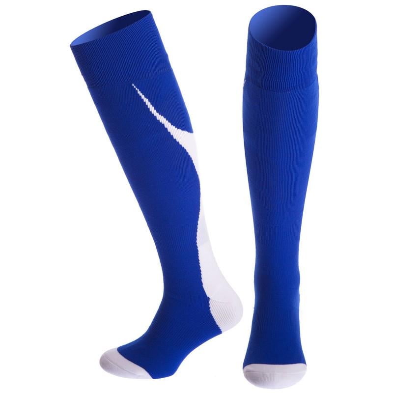 Гетри футбольні Zelart KS-04L р. 40-45 Синій/Білий (DR011071) Гетри футбольні Zelart KS-04L р. 40-45 Синій/Білий (DR011071)