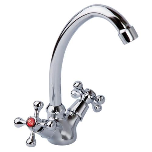 Смеситель для кухни Sanitary Wares Delta 271 SWDEL271 двухвентильный Хром (110721)