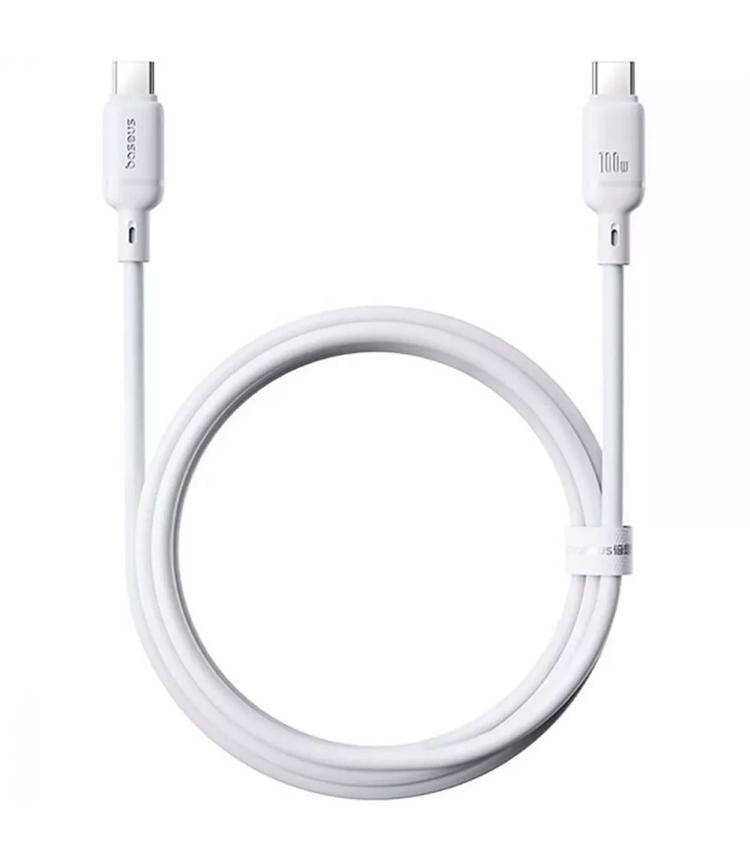Кабель зарядки BASEUS Silky Series 100W 1 м - фото 3 Кабель зарядки BASEUS Silky Series 100W 1 м - фото 3