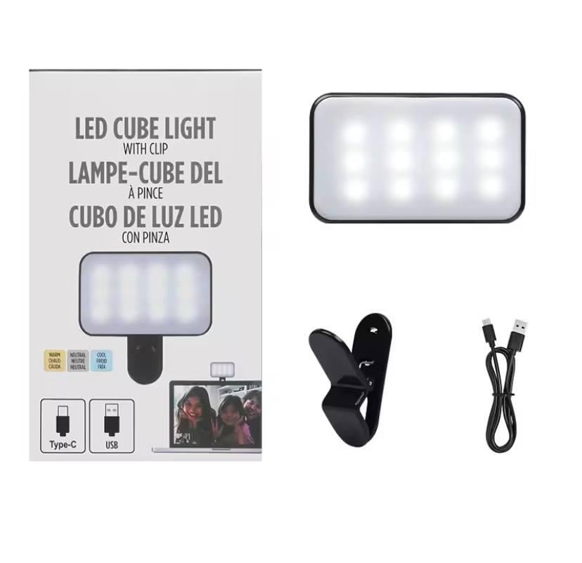 Накамерная светодиодная лампа для селфи клипсовый (1aaefe97) - фото 5