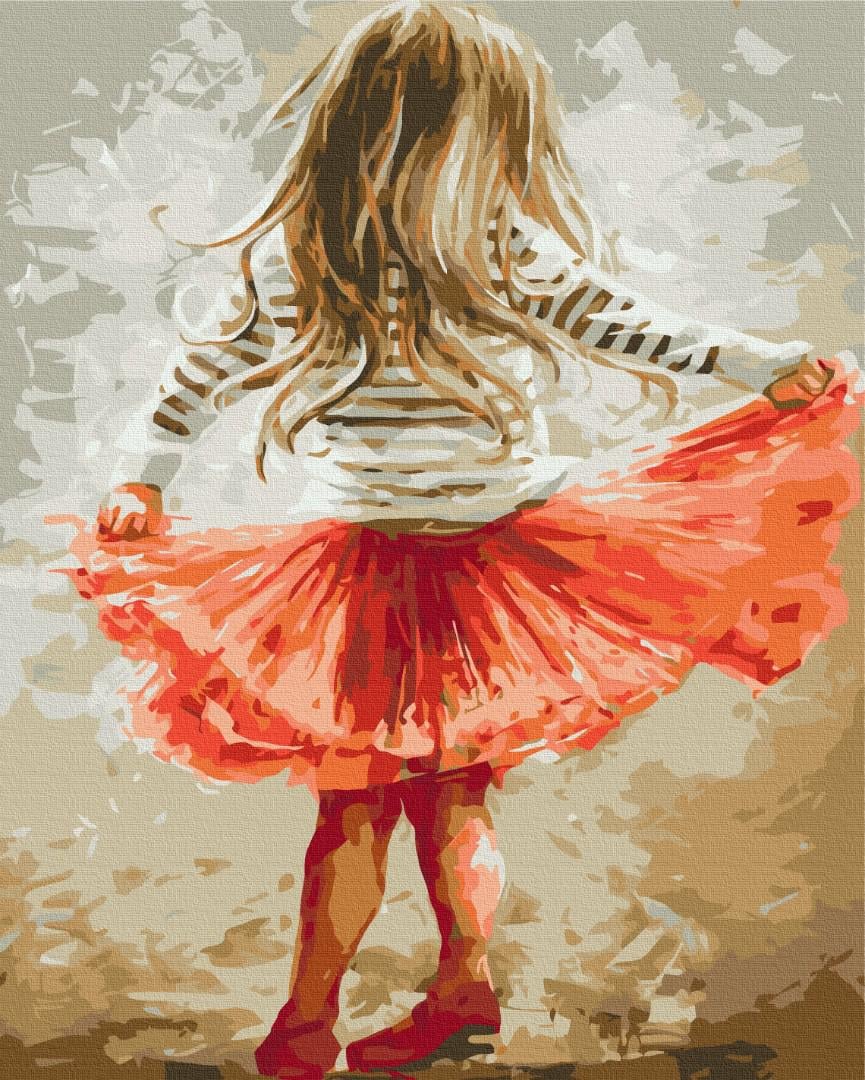 Картина за номерами Brushme Маленька кокетка 48x60 см (BS9256L)