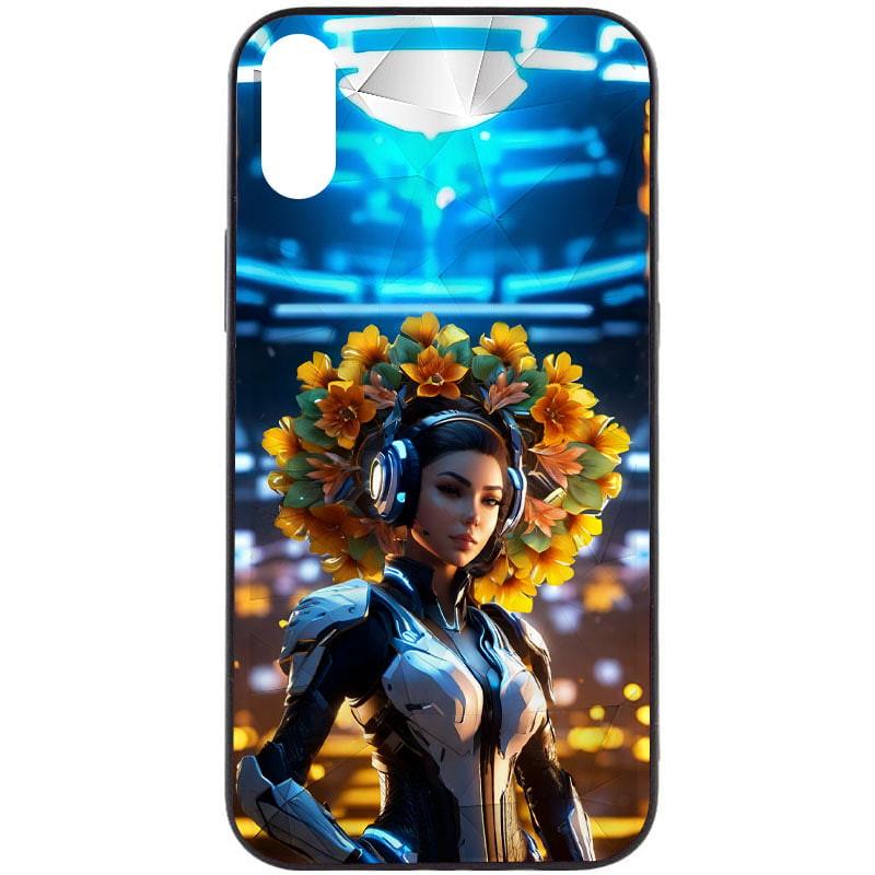 Противоударный TPU+PC чехол Prisma Ladies для Apple iPhone XR (6.1") Cyberpunk