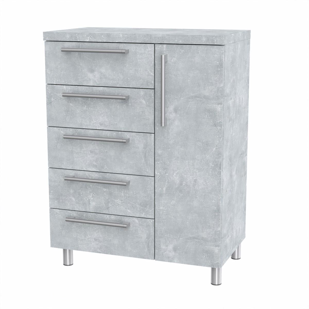 Комод Тумба 1 Компанит МГ 2 70х40х93 см Бетон (17038) Комод Тумба 1 Компанит МГ 2 70х40х93 см Бетон (17038)