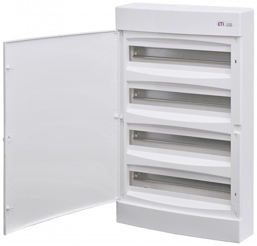 Щит розподільний ETI ECT 4x18 PO 72 модуля пластик 652х396х112 мм Білий (1100271)