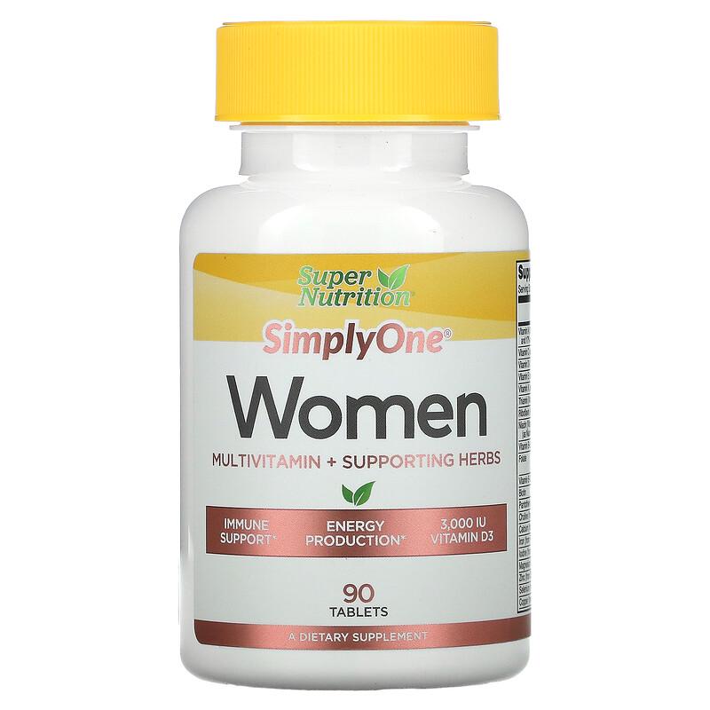 Комплекс мультивитаминный Women’s Multivitamin Supporting Herbs Iron-Free 90 таблеток