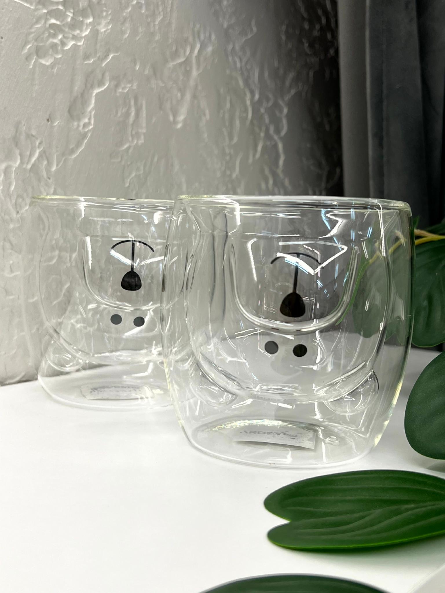 Набор стаканов с двойными стенками 250 мл Animals 2 шт.