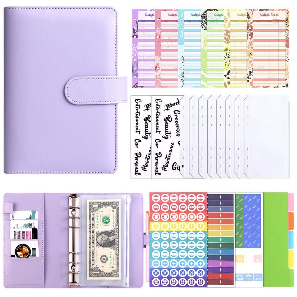 Планер-блокнот для денег FinTrack с конвертами А6 19х13,5х3,5 см Фиолетовый (4511776) - фото 2