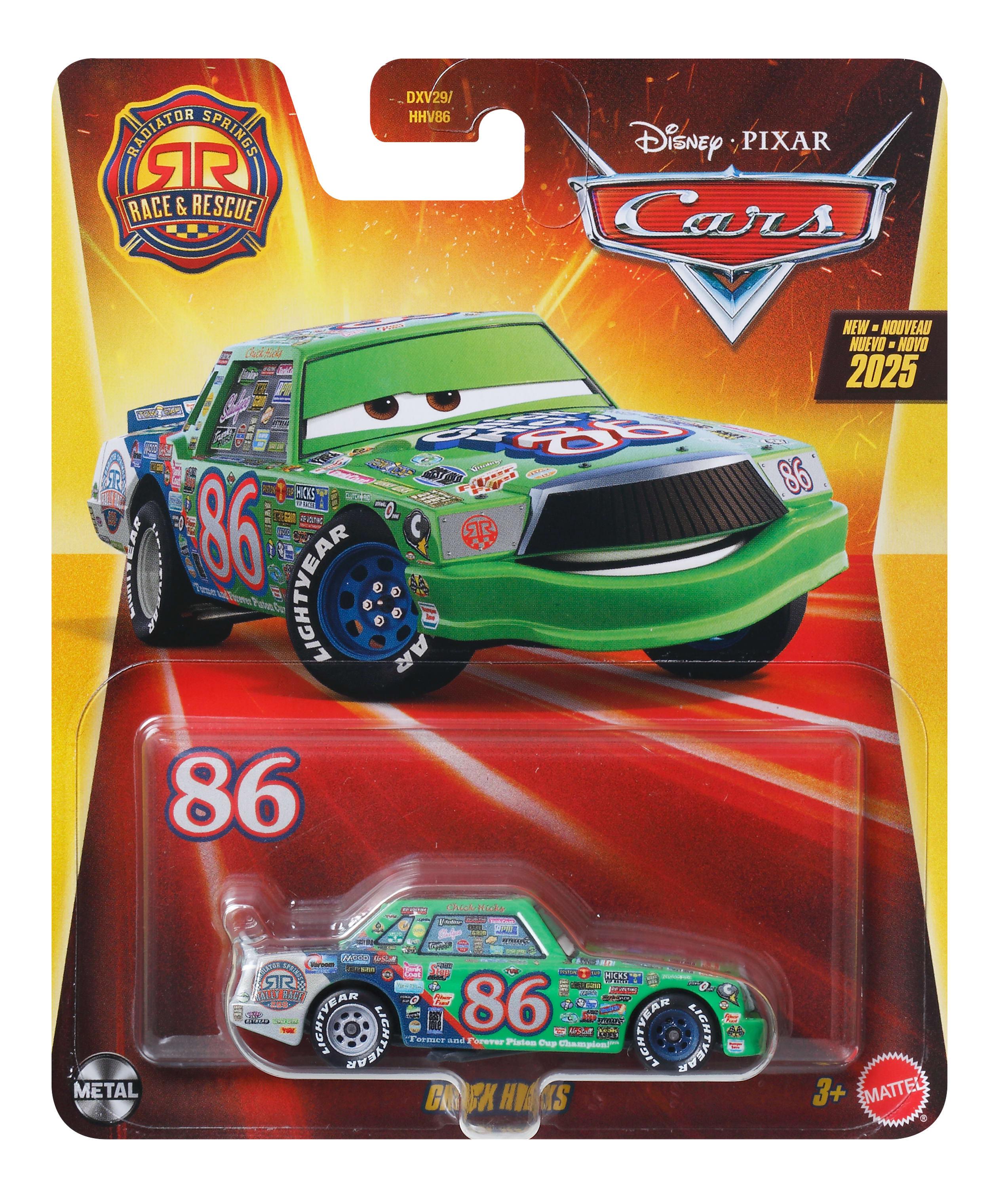 Машинка коллекционная Mattel Тачки Chick Hicks №86 Pixar 2025