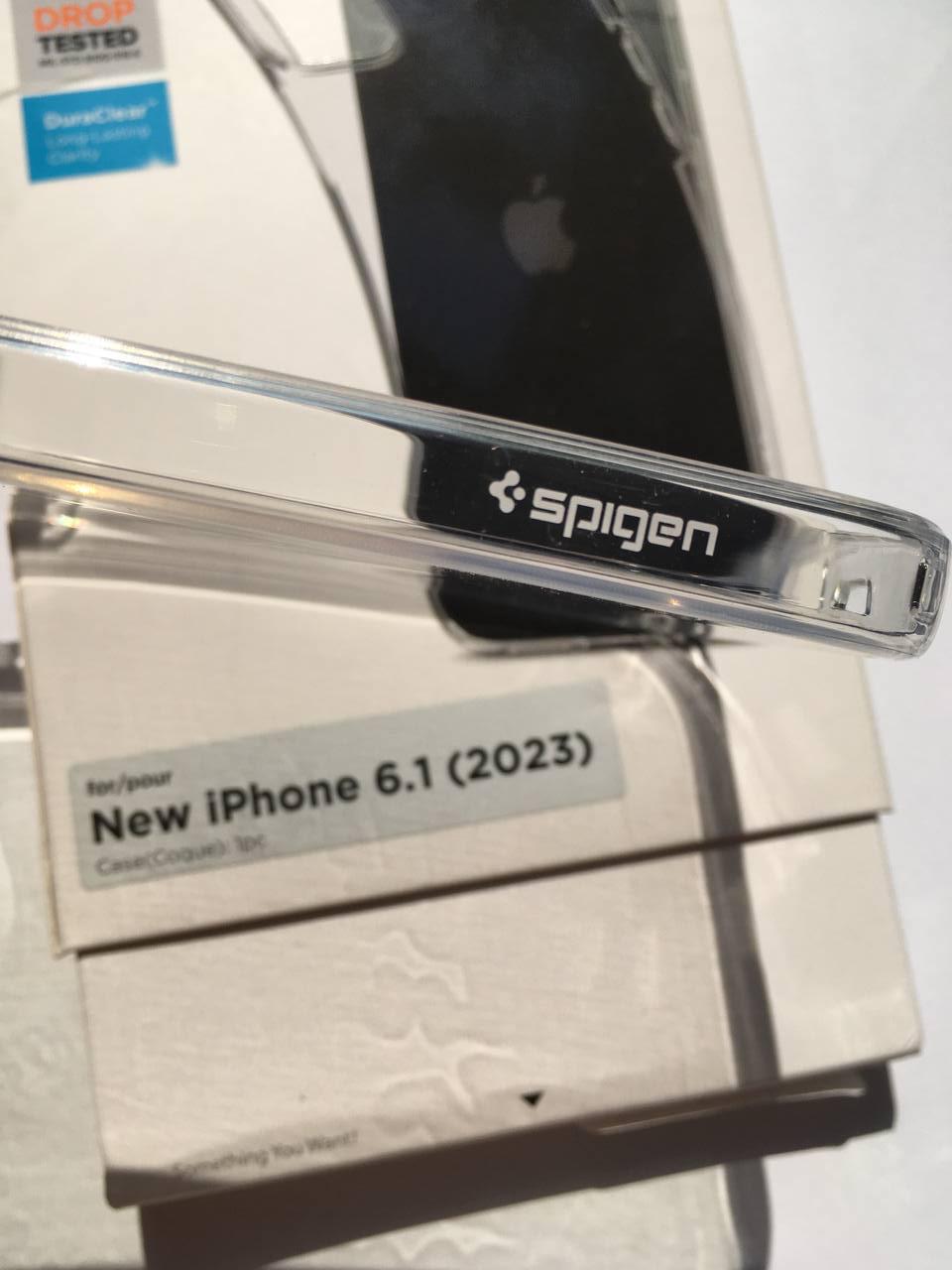 Чехол прозрачный противоударный Spigen Liquid Crystal Flex ACS06481 (Original) для Iphone 15 (6.1") Crystal Clear - фото 4